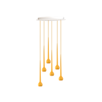 Falling Sun Chandelier Six